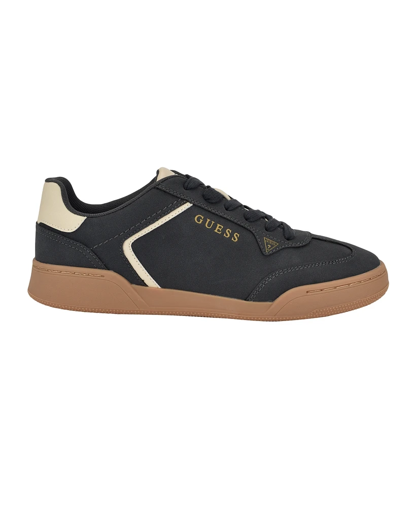 Guess Men's Frollo T-Toe Lace Up Fashion Sneakers