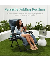 Best Choice Products Oversized Zero Gravity Chair, Folding Recliner w/ Removable Cushion