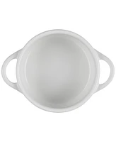 Le Creuset Stoneware Holly Collection 8-Oz. Mini Cocotte