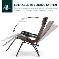 Best Choice Products Oversized Zero Gravity Chair