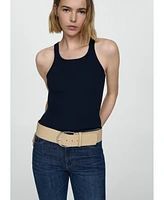 Mango Women's Fiona Flare Mid-Rise Jeans