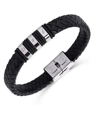 Rhona Sutton Silver Contemporary Dad Stainless Steel Bracelet