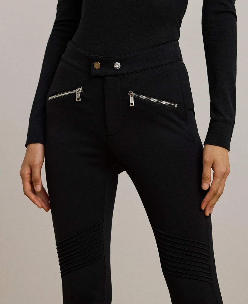 Lauren Ralph Women's Pintucked Ponte Jodhpur Pants