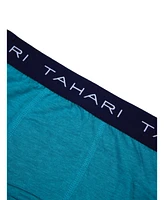 Tahari Boys 5-Pack Solid Color Cotton Boxer Briefs with Logo Waistband