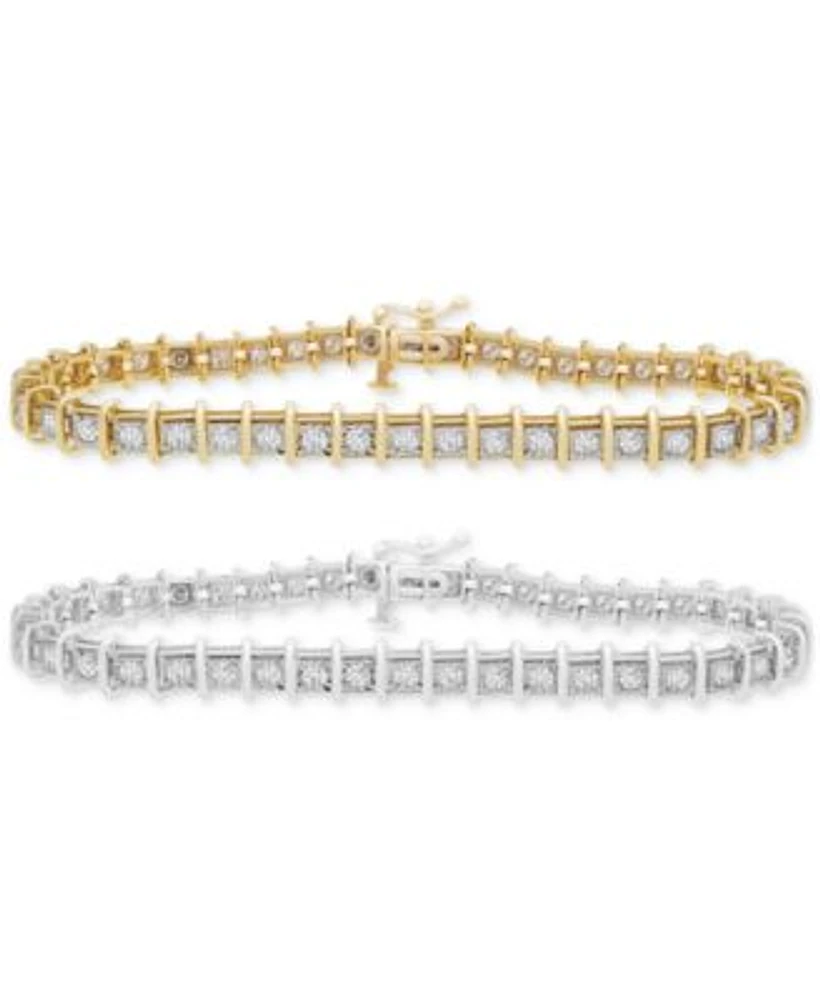 Diamond Tennis Bracelet Collection 1 3 4 Ct. T.W. 2 5 8 Ct. T.W. In 14k White Or Yellow Gold 6 1 2 To 9 1 2