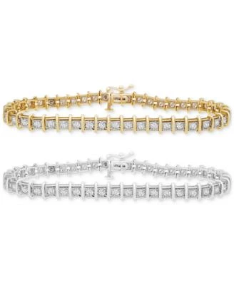 Diamond Tennis Bracelet Collection 1 3 4 Ct. T.W. 2 5 8 Ct. T.W. In 14k White Or Yellow Gold 6 1 2 To 9 1 2