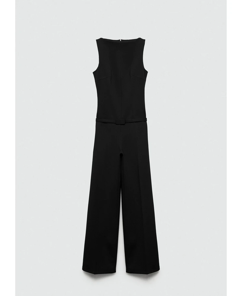 Mango Women's Long Strap Jumpsuit