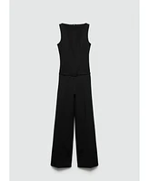 Mango Women's Long Strap Jumpsuit