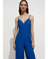 Mango Women's Long Strap Jumpsuit