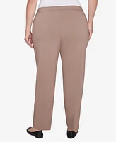 Alfred Dunner Plus Telluride Millennium Faux Fly Front Average Length Pants