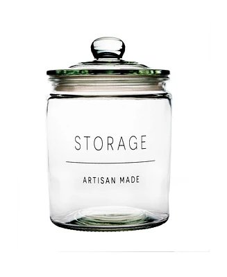 Amici Home Stockholm Glass Round Canister - Storage