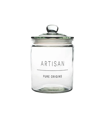 Amici Home Stockholm Glass Round Canister - Storage