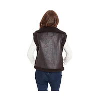 Frye Women's Belle Faux Shearling Vest