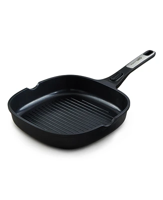 BergHOFF Leo Phantom Nonstick Ceramic 10.25" Grill Pan, Recycled