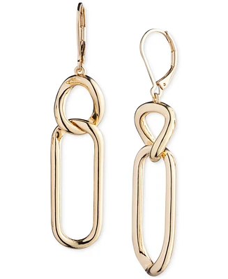 Lauren Ralph Lauren Gold-Tone Link Drop Earrings