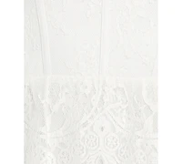 Morgan & Company Juniors' Lace Bustier Mini Dress