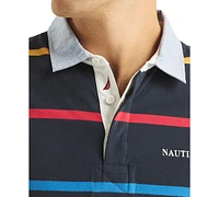 Nautica Men's Classic-Fit Striped Rugby Polo