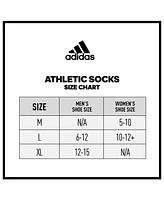 adidas Women's 6-Pk. Cushioned Athletic Quarter Socks