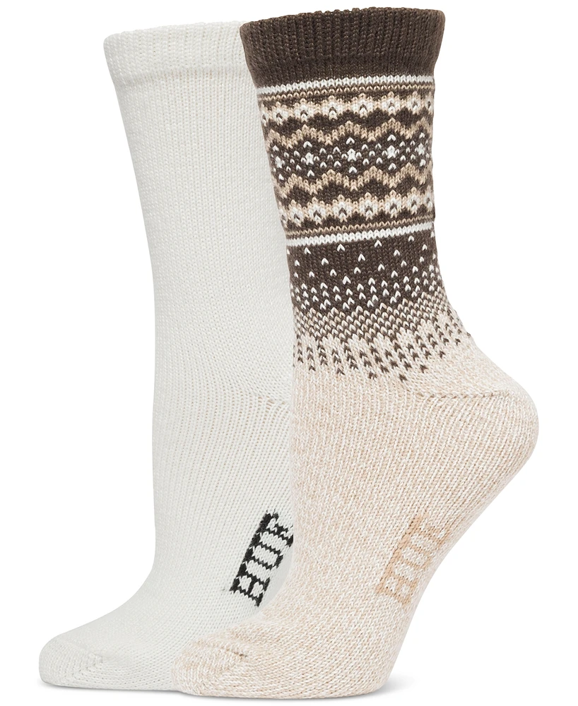 Hue Women's Geo Fair Isle Boot Socks