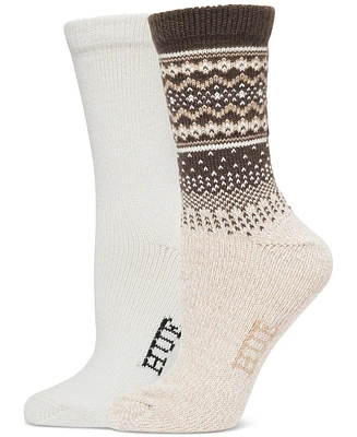 Hue Women's Geo Fair Isle Boot Socks