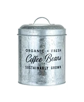 Amici Home Coffee Beans Galvanized Metal Canister