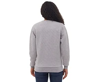 Bench Dna Women's Afra Quilted Crew Neck Sweatshirt