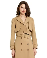 Mac Duggal Women's Twill Cropped Tailored Jacket