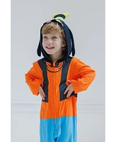 Disney Boys Mickey Mouse Goofy Pluto Zip Up Coverall