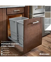 Rev-a-Shelf Double Pullout Trash Can 27 qt. w/ Soft-close, 53WC-1527SCDM-211