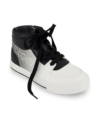 Dkny Little and Big Girls Amelia Alice High Top Sneaker