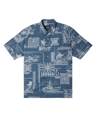 Quiksilver Waterman Men's Bill Fish Short Sleeve Shirt