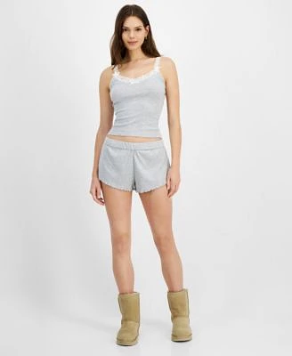 Just Polly Juniors Pointelle Camisole Top Boxer Shorts