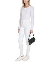 Calvin Klein Mica Puffy Quilt Crossbody with Adjustable Strap