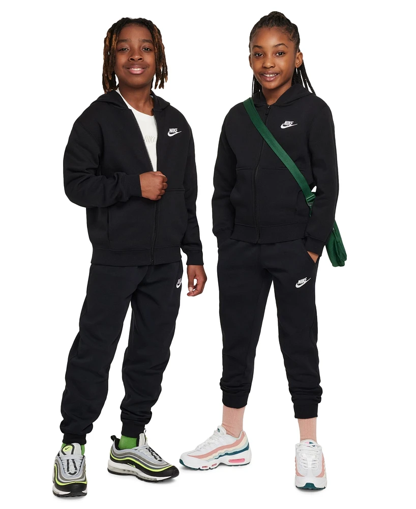 Nike Big Kids Sportswear Club Fleece 2-Pc. Logo Embroidered Tracksuit