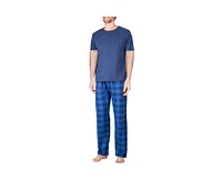 Sleephero Men's Short Sleeve Knit Pajama Set