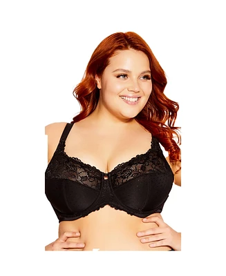 Avenue Plus Lace Underwire Bra