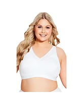 Avenue Plus Size Cooling Wire Free Bra
