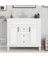 Slickblue Bathroom Vanity with Top Sink for Elegant and Practical Use