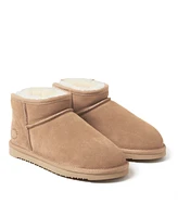 Dearfoams Fireside by Women's Riverland Genuine Shearling Micro Bootie