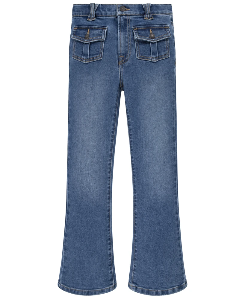 Levi's Big Girls Denim Cargo Flares Jeans