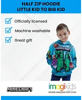 Minecraft Boys Fleece Pullover Hoodie to (4