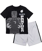 Marvel Toddler Boys T-Shirt and Mesh Shorts Outfit Set to (2T