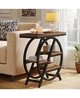 Tribesigns End Table for Living Room, 3