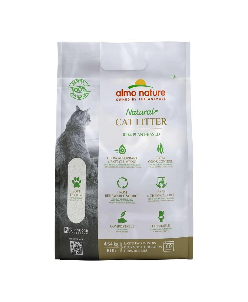 Almo Nature Cat Litter: Natural Unscented - 10 lbs