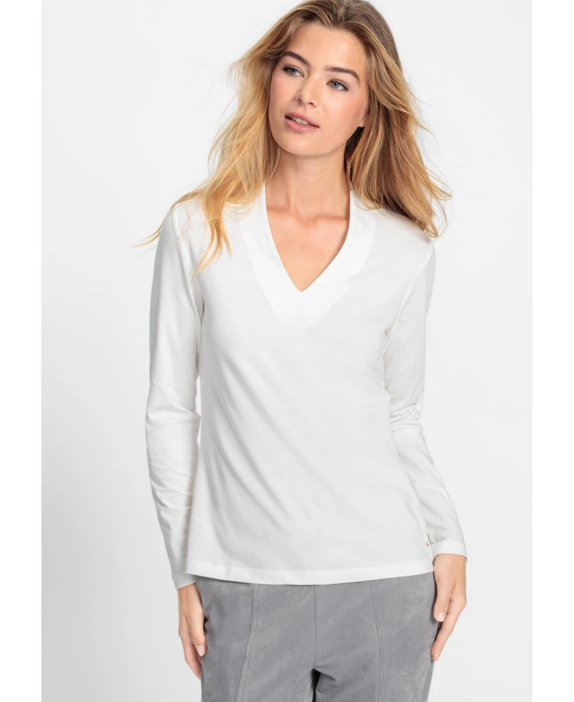 Olsen Women's V-Neck T-Shirt