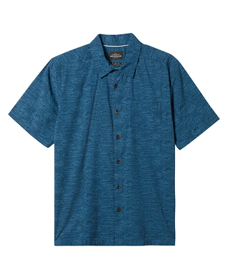 Quiksilver Waterman Men's Hana Bay Short Sleeve Shirt