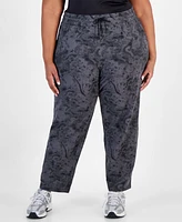 Id Ideology Plus Bubble-Print Fleece Pants, Created for Macy's