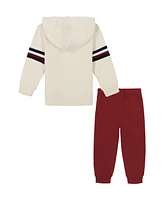 Tommy Hilfiger Baby Boy 1/4-Zip Fleece Monogram Hoodie Joggers, 2-Piece Set