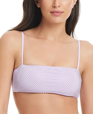 Red Carter Women's Straight Bikini Top