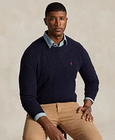 Polo Ralph Lauren Men's Big & Tall Cable-Knit Wool-Cashmere Sweater